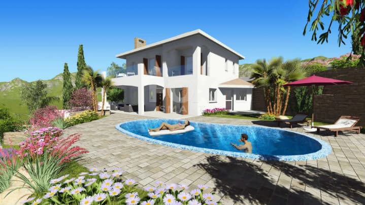 4 Bedroom Villa for Sale in Paphos, Tala