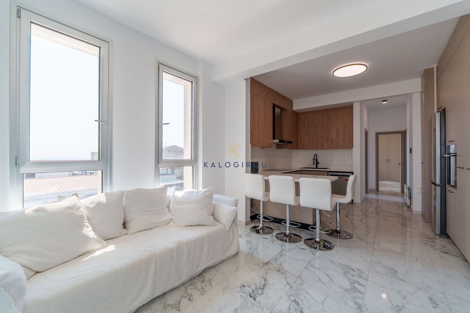 Fully Furnished & Equipped Two-Bedroom Apartment for Rent in New Marina, Larnaca