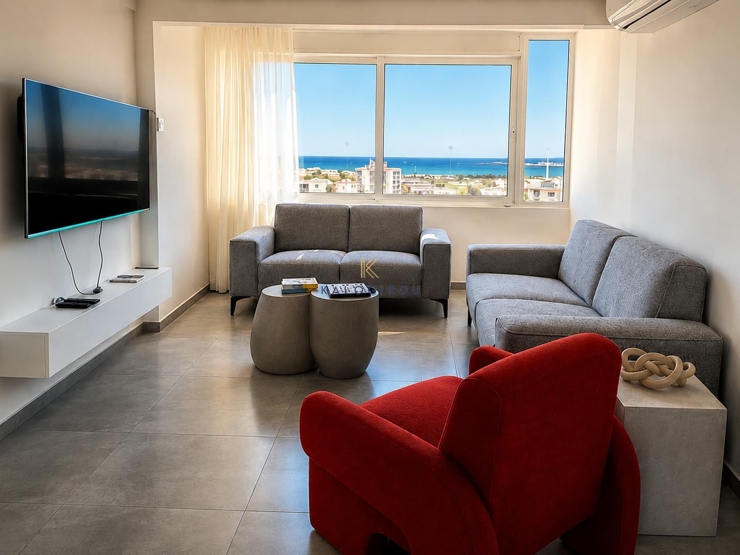 Fully Renovated, Two Bedroom Apartment with Sea View in Port area, Larnaca