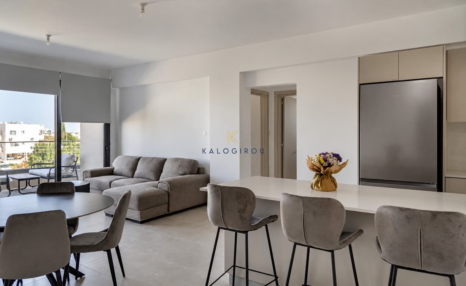 Brand New Three-Bedroom Penthouse with Roof Garden for Rent in Livadia, Larnaca