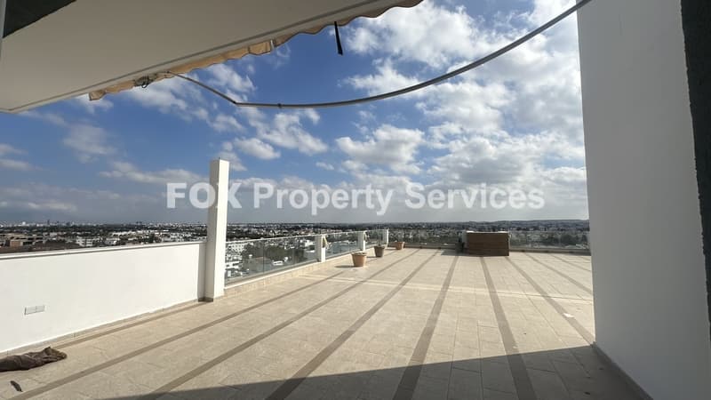 2 Bedroom Penthouse for Rent in Nicosia, Anthoupolis