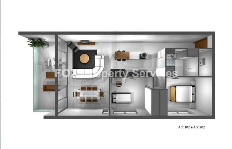 2 Bedroom Standard Apartment for Sale in Nicosia, Aglantzia