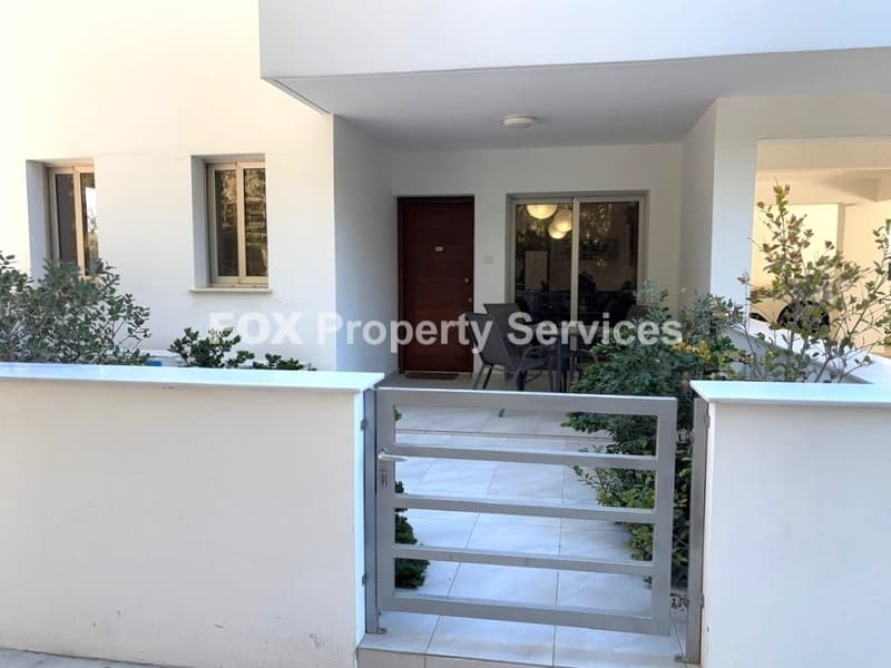 2 Bedroom Ground Apartment for Rent in Larnaca, Meneou