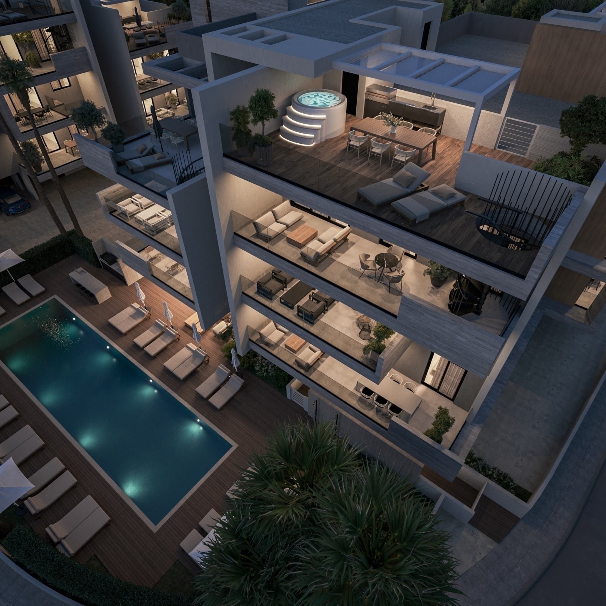 2-bedrooms apartments in Larnaca, Cyprus.