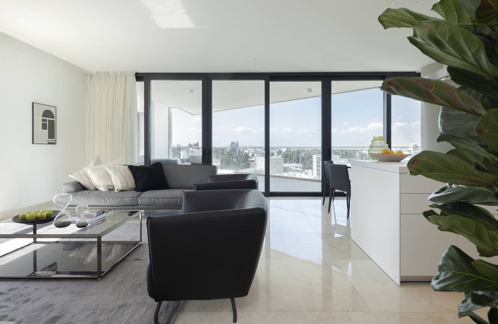 2-bedrooms apartments in Nicosia, Cyprus.