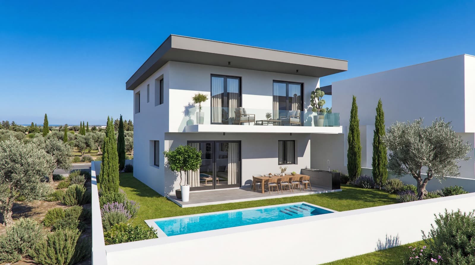 4-bedrooms house in Larnaca, Cyprus.