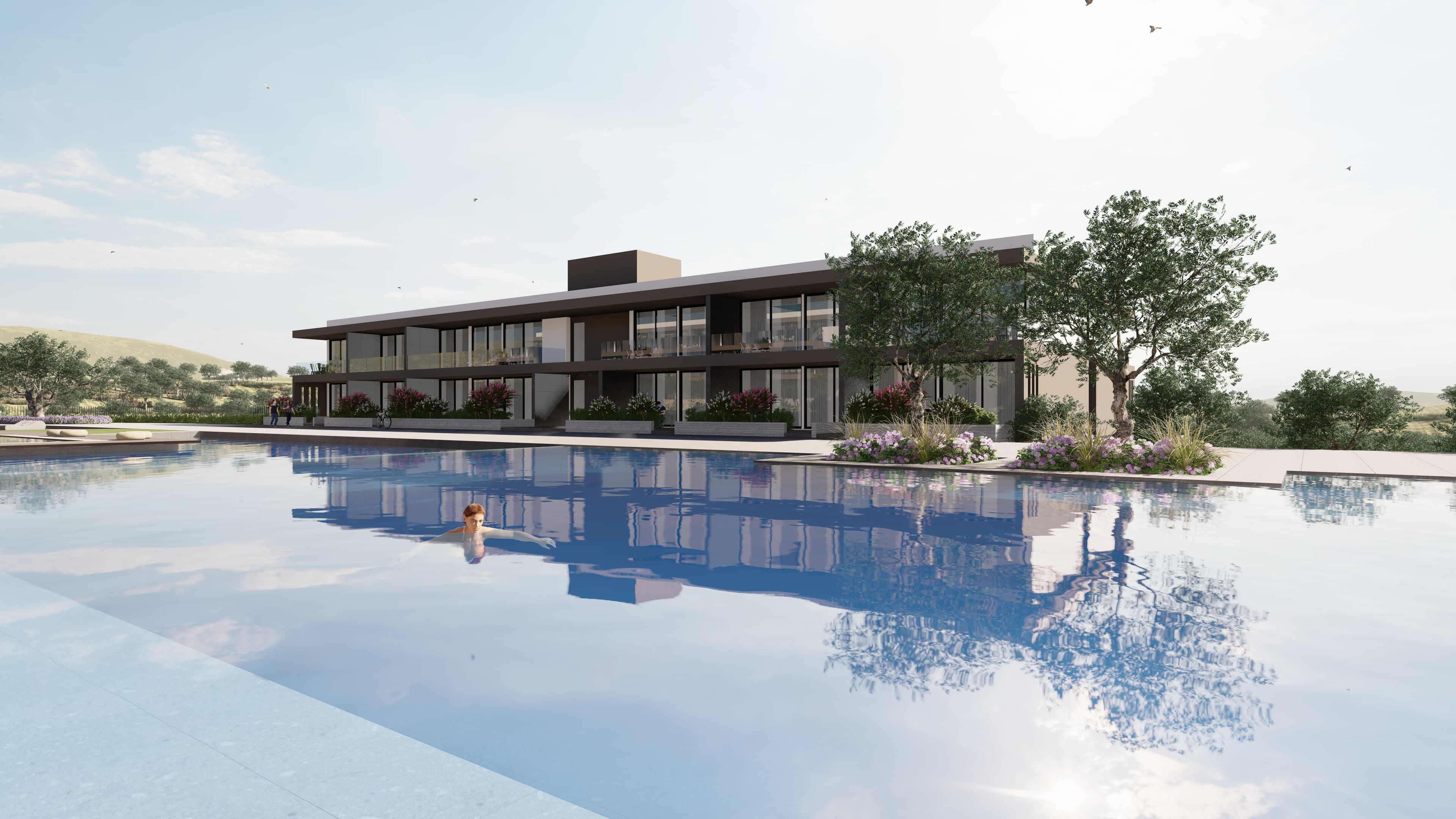 2-bedrooms apartments in Paphos, Cyprus.