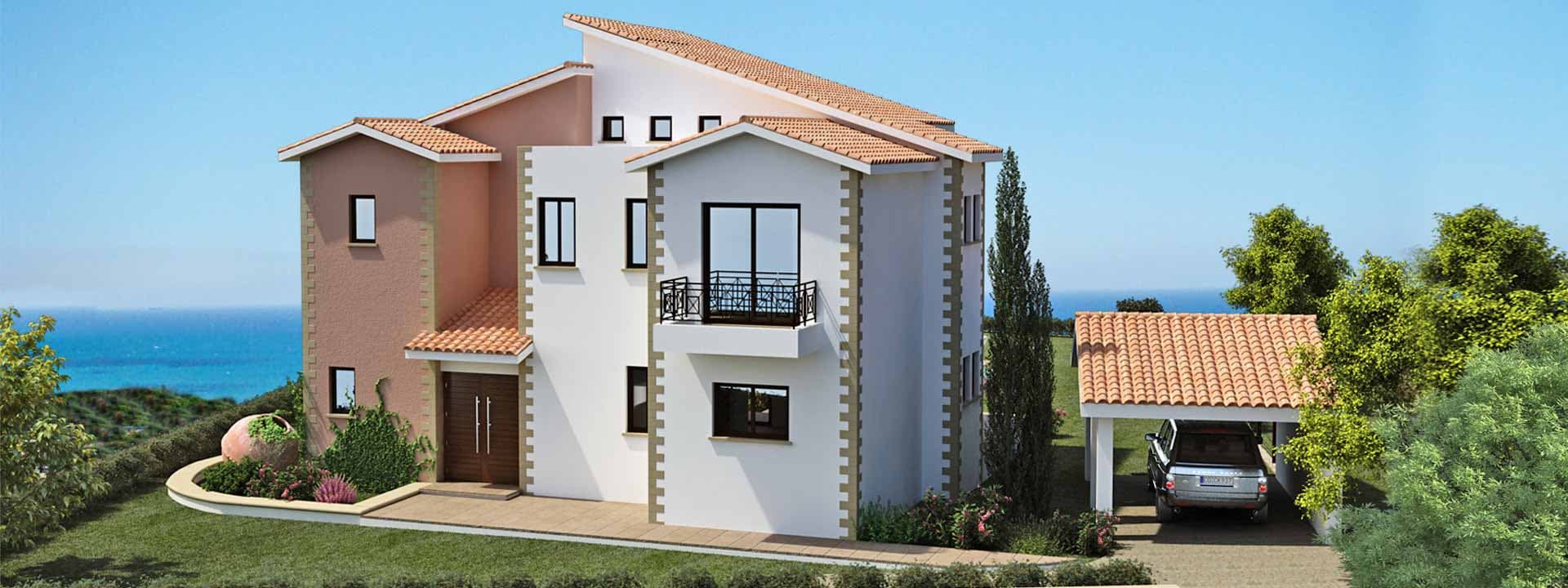 3-bedrooms house in Paphos, Cyprus.