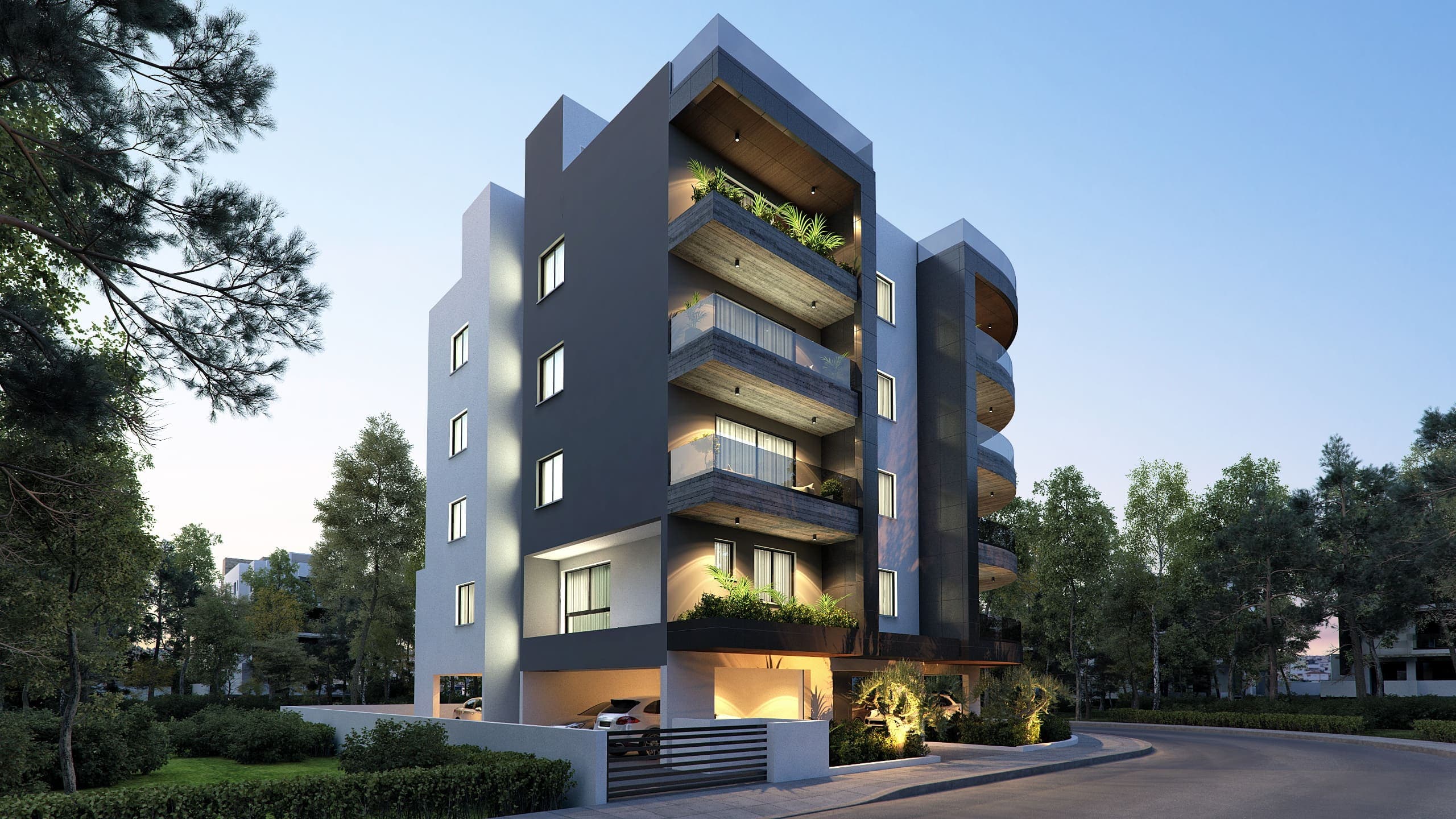 3-bedrooms apartments in Nicosia, Cyprus.