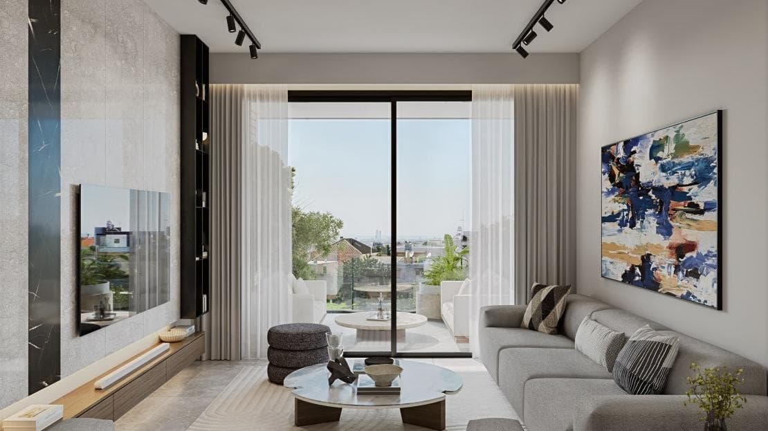 2-bedrooms apartments in Limassol, Cyprus.