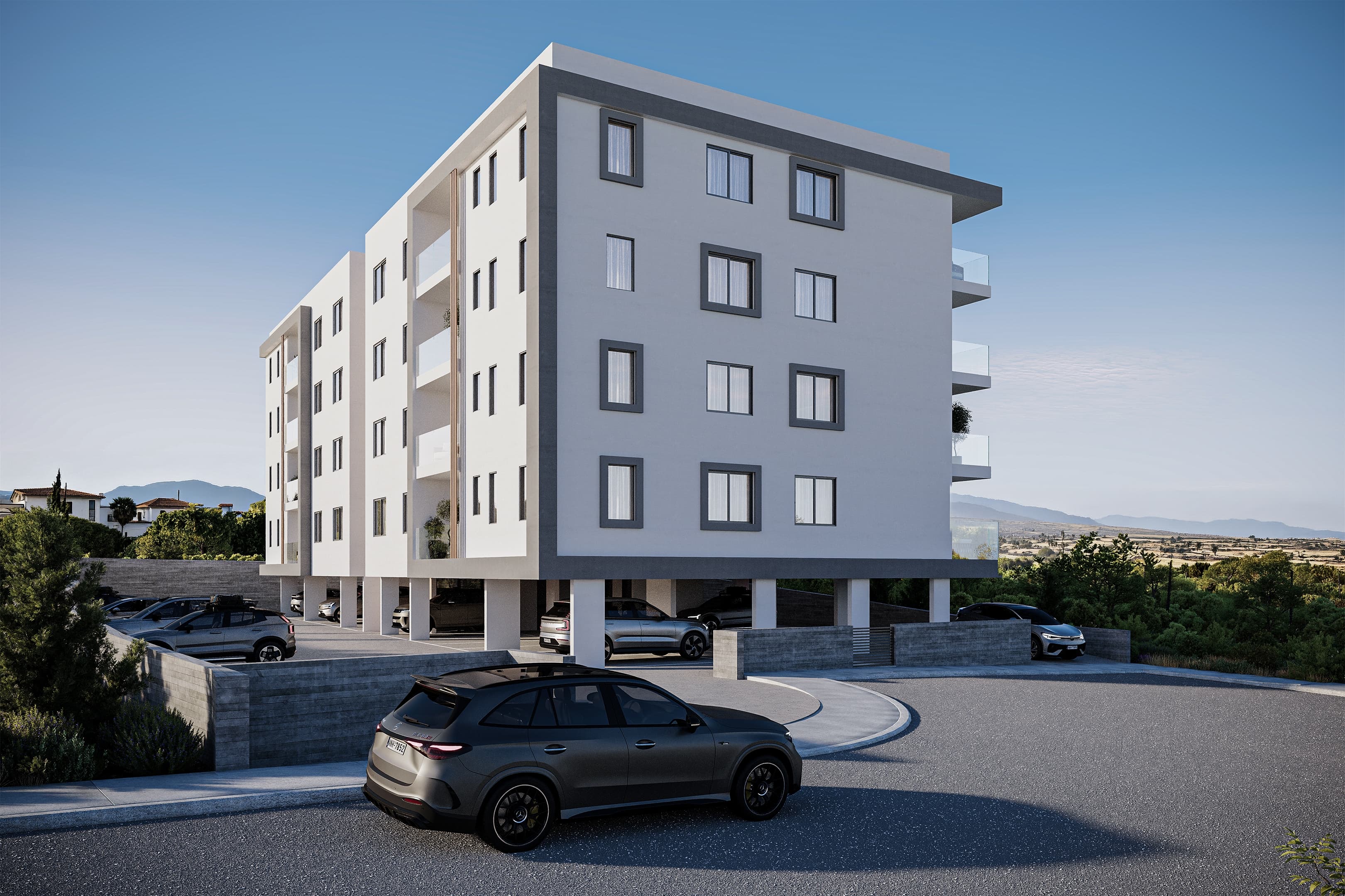 1-bedrooms apartments in Paphos, Cyprus.