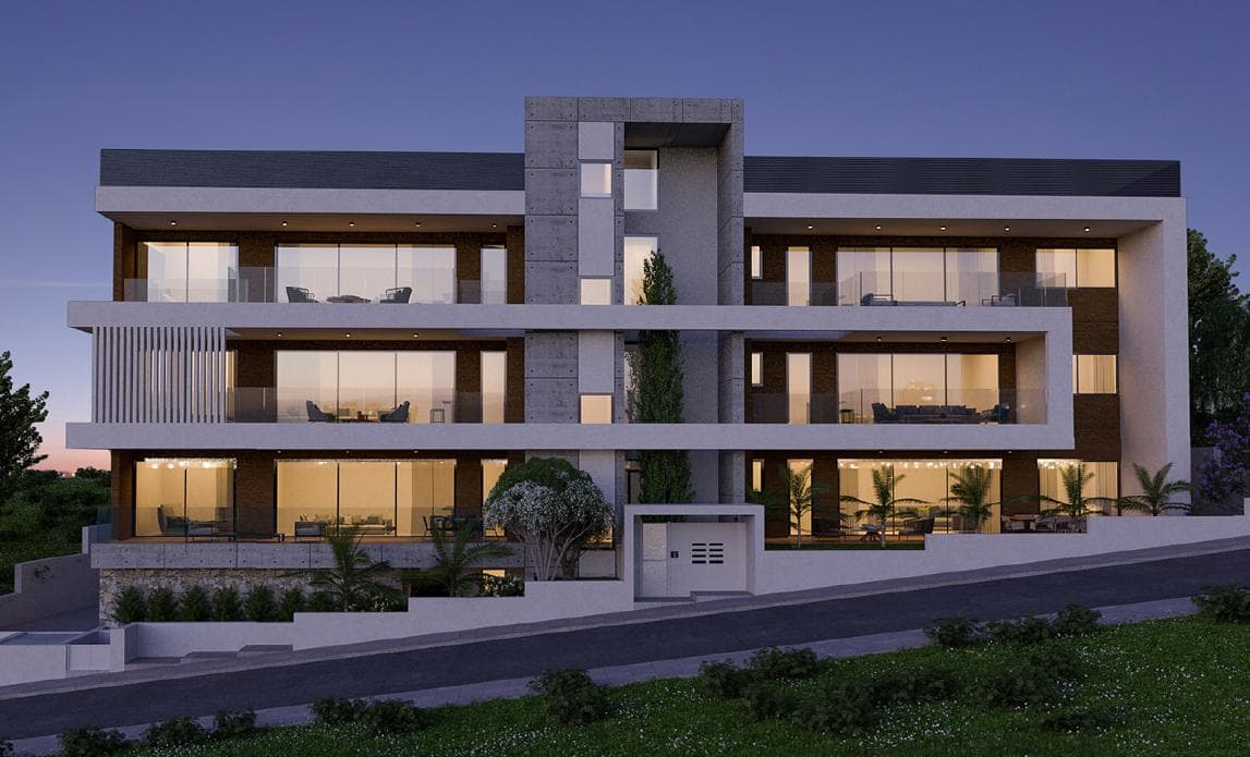 2-bedrooms apartments in Limassol, Cyprus.