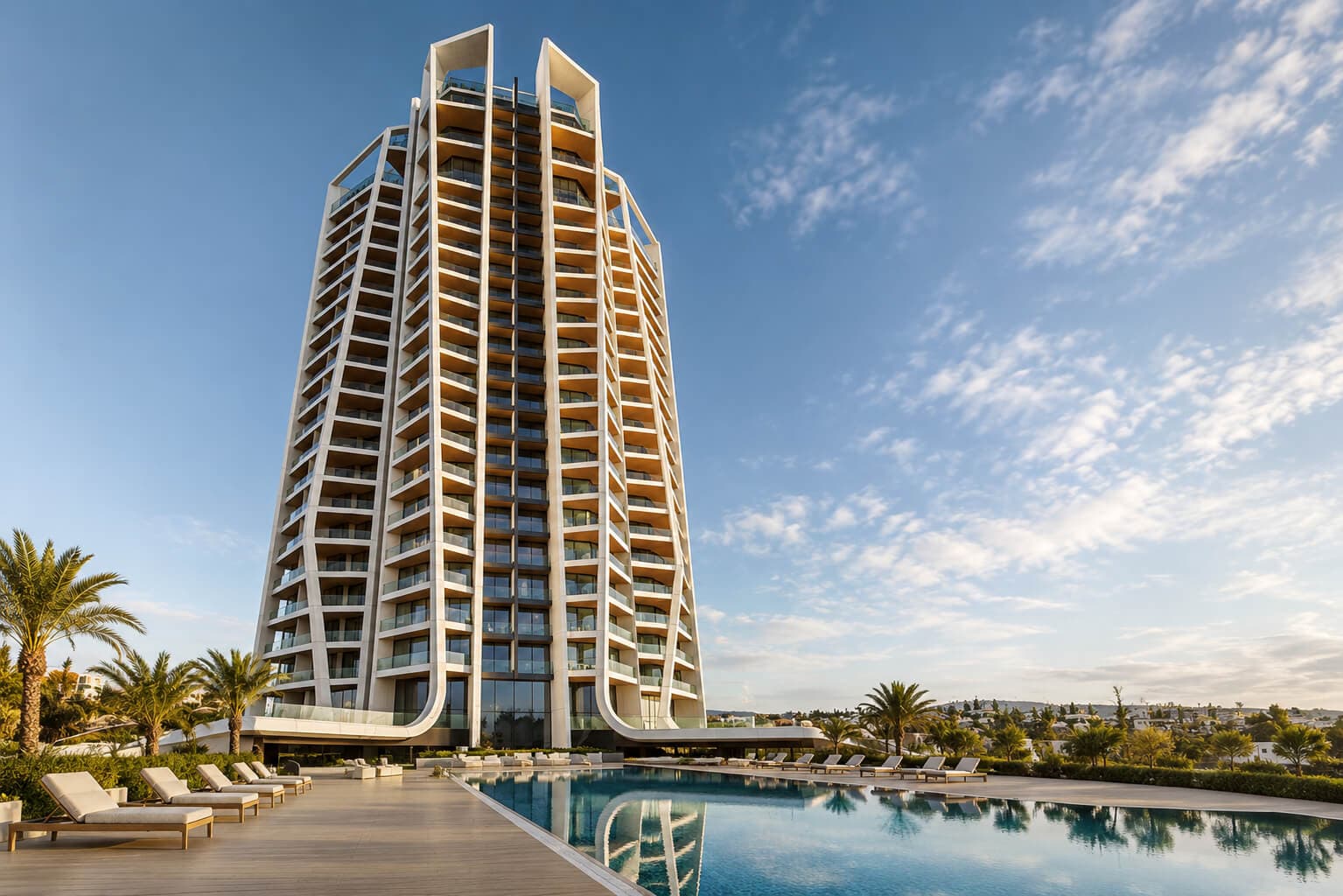 2-bedrooms apartments in Limassol, Cyprus.