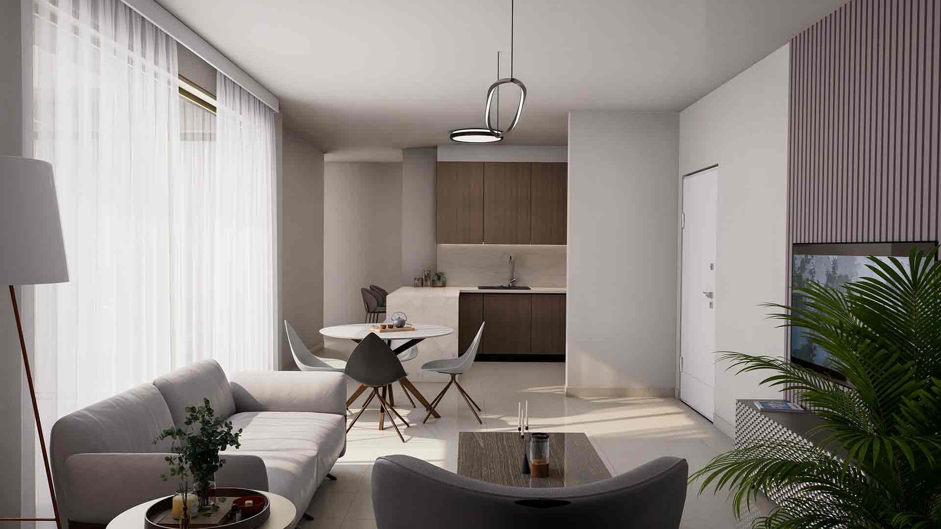 2-bedrooms apartments in Paphos, Cyprus.