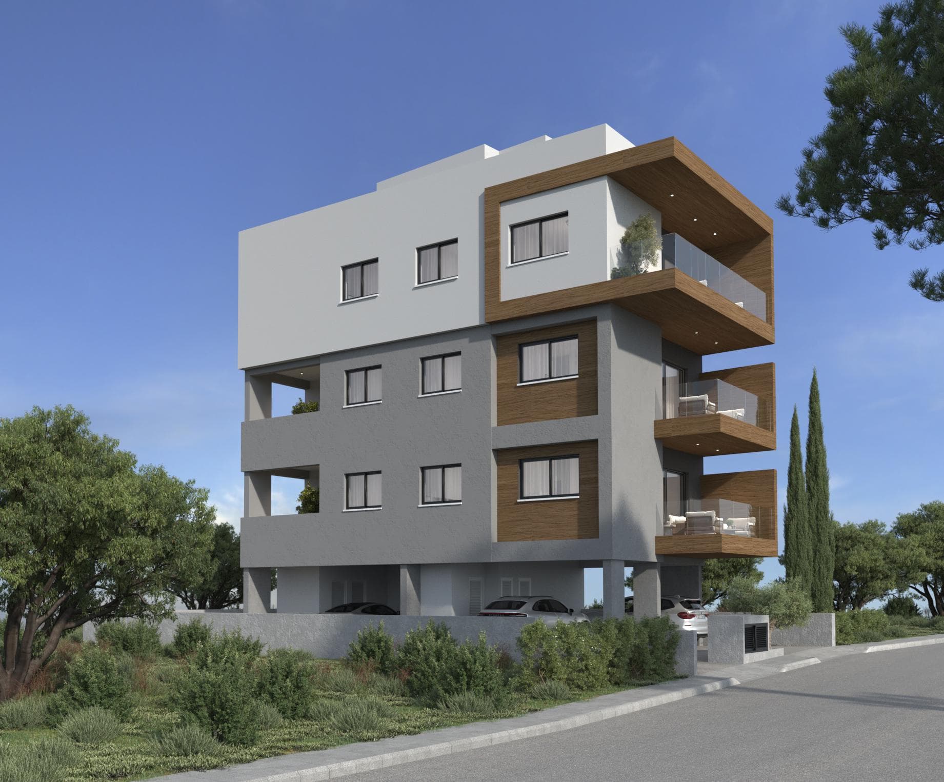 3-bedrooms apartments in Limassol, Cyprus.