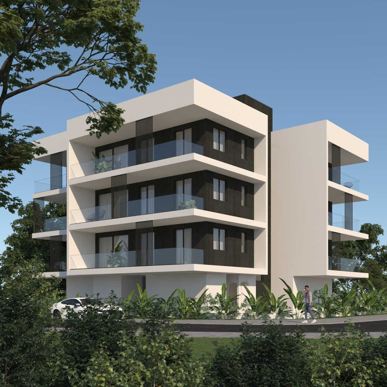 2-bedrooms apartments in Nicosia, Cyprus.