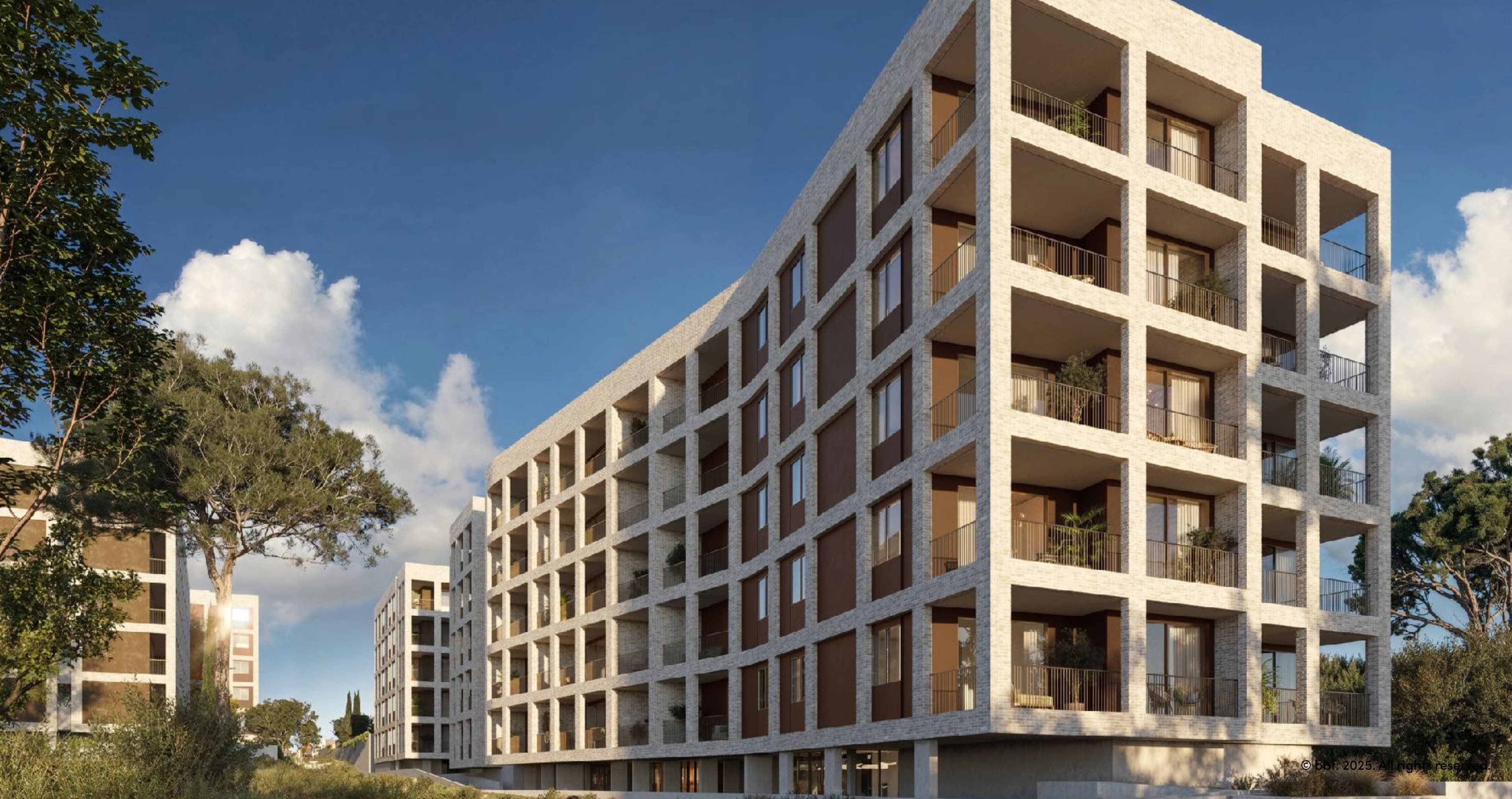 3-bedrooms apartments in Limassol, Cyprus.