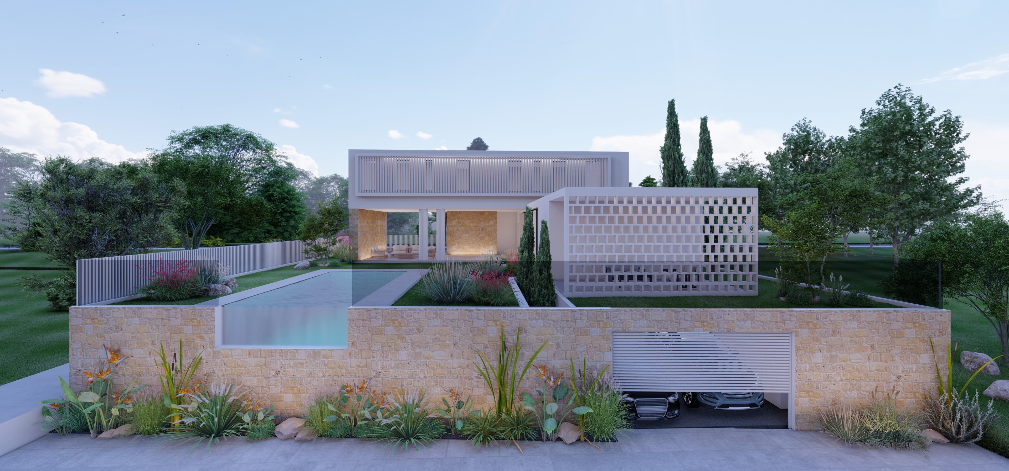 3-bedrooms house in Nicosia, Cyprus.