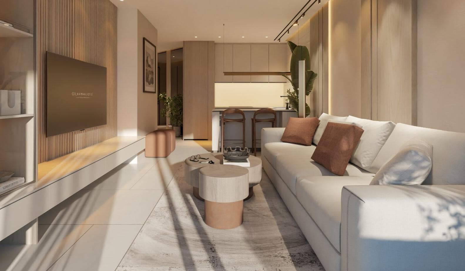 2-bedrooms apartments in Larnaca, Cyprus.