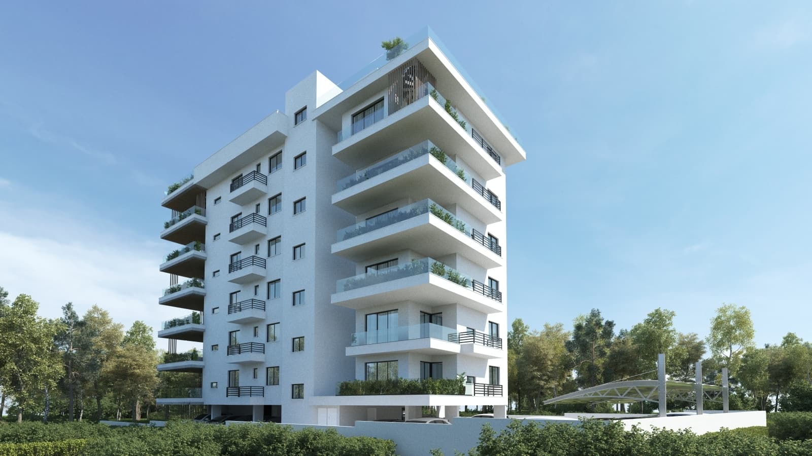 1-bedrooms apartments in Larnaca, Cyprus.
