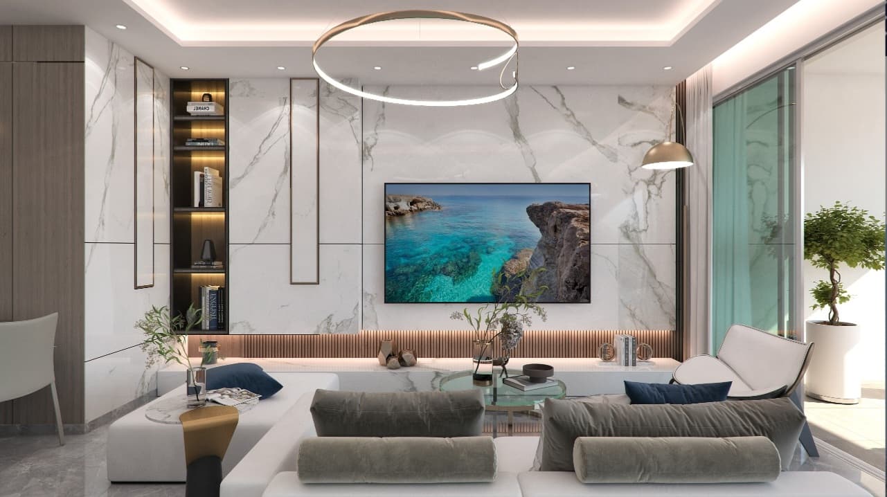 2-bedrooms apartments in Larnaca, Cyprus.