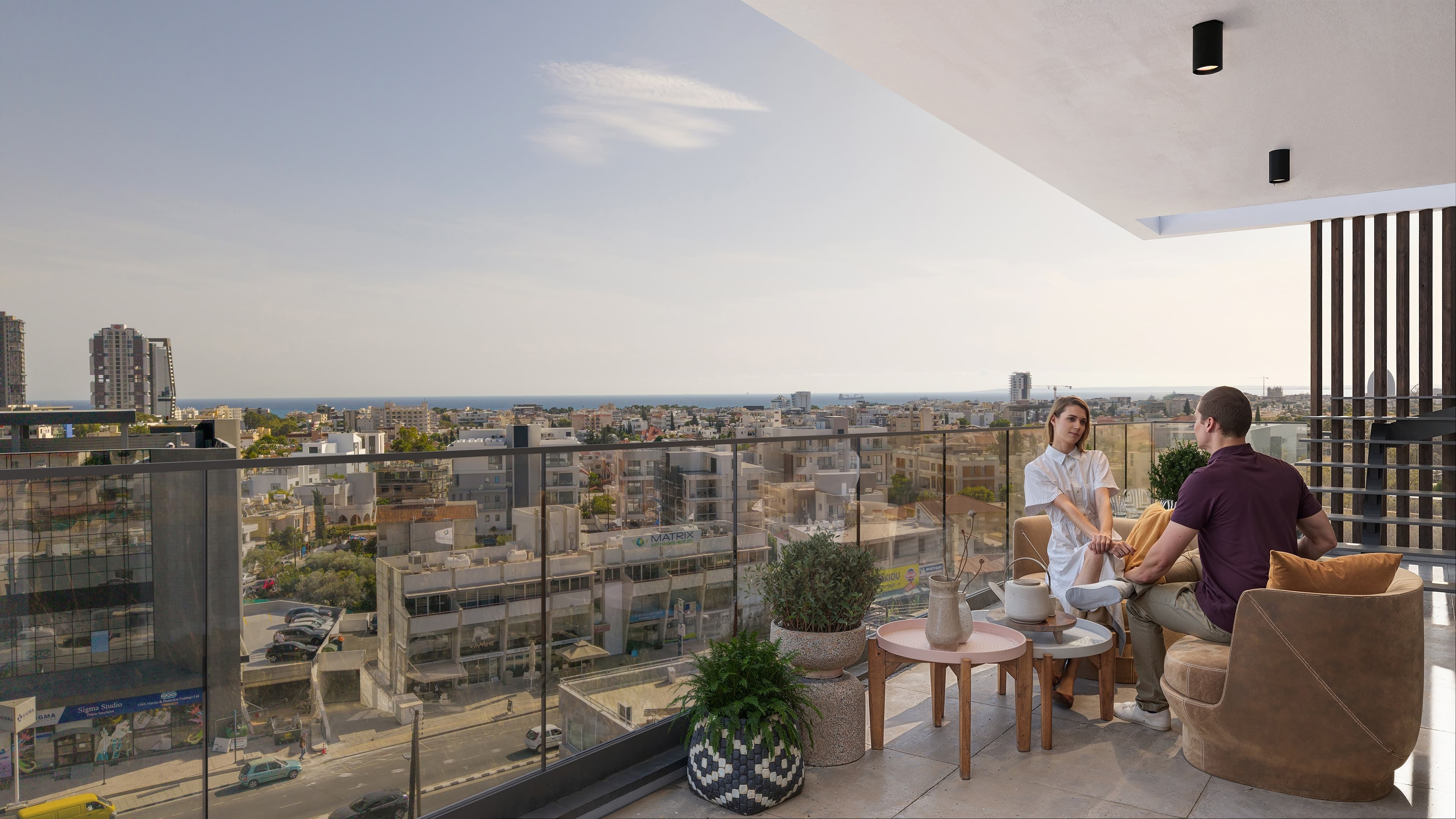 2-bedrooms apartments in Limassol, Cyprus.