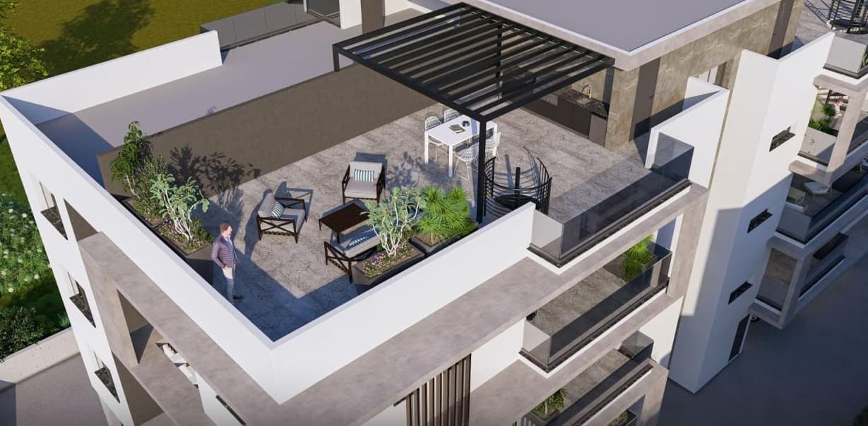3-bedrooms apartments in Larnaca, Cyprus.