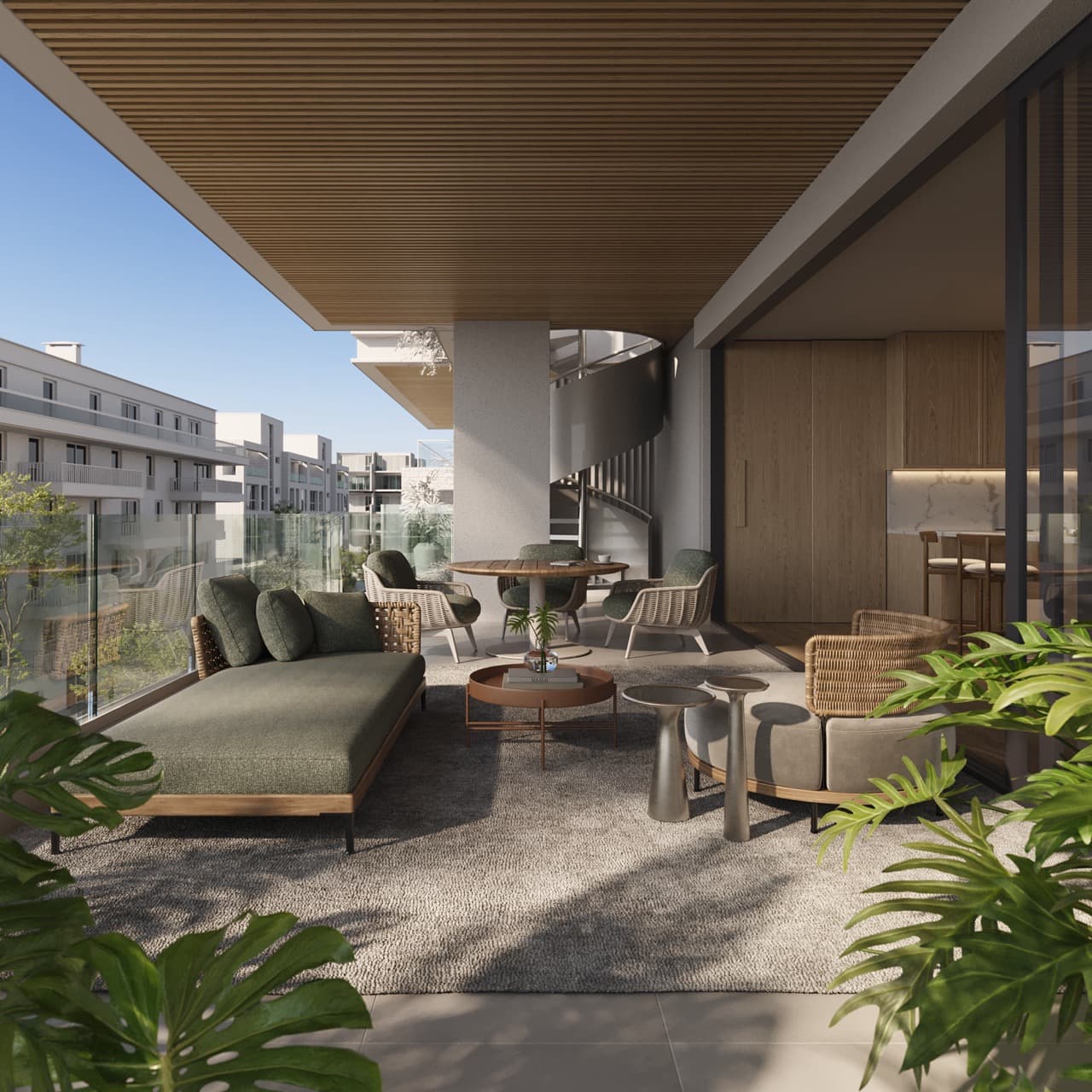 3-bedrooms apartments in Nicosia, Cyprus.