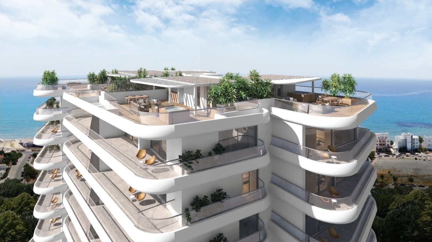 2-bedrooms apartments in Larnaca, Cyprus.