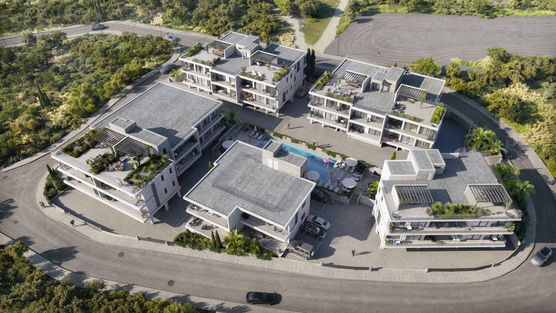 1-bedrooms apartments in Paphos, Cyprus.