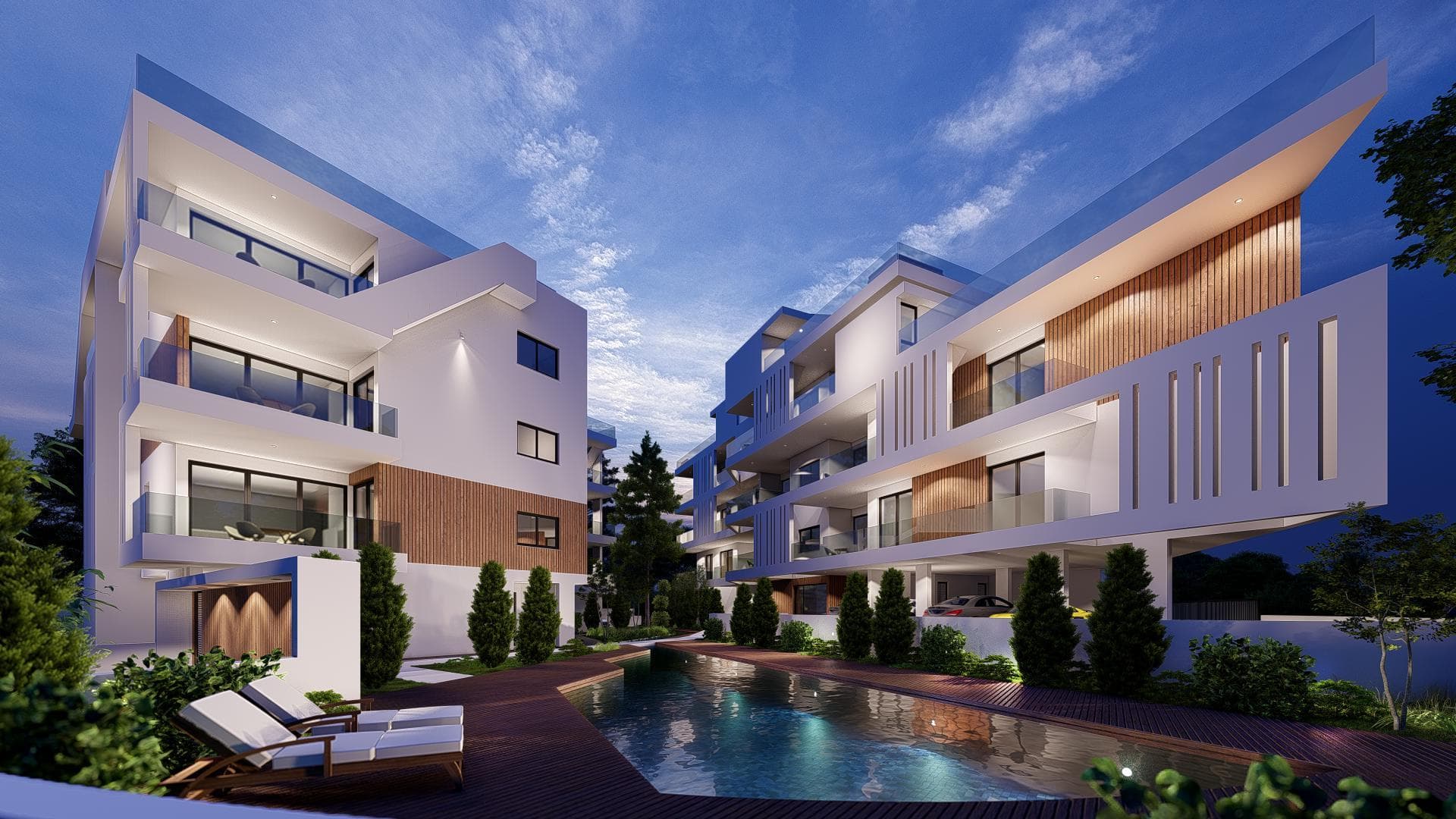 3-bedrooms apartments in Limassol, Cyprus.