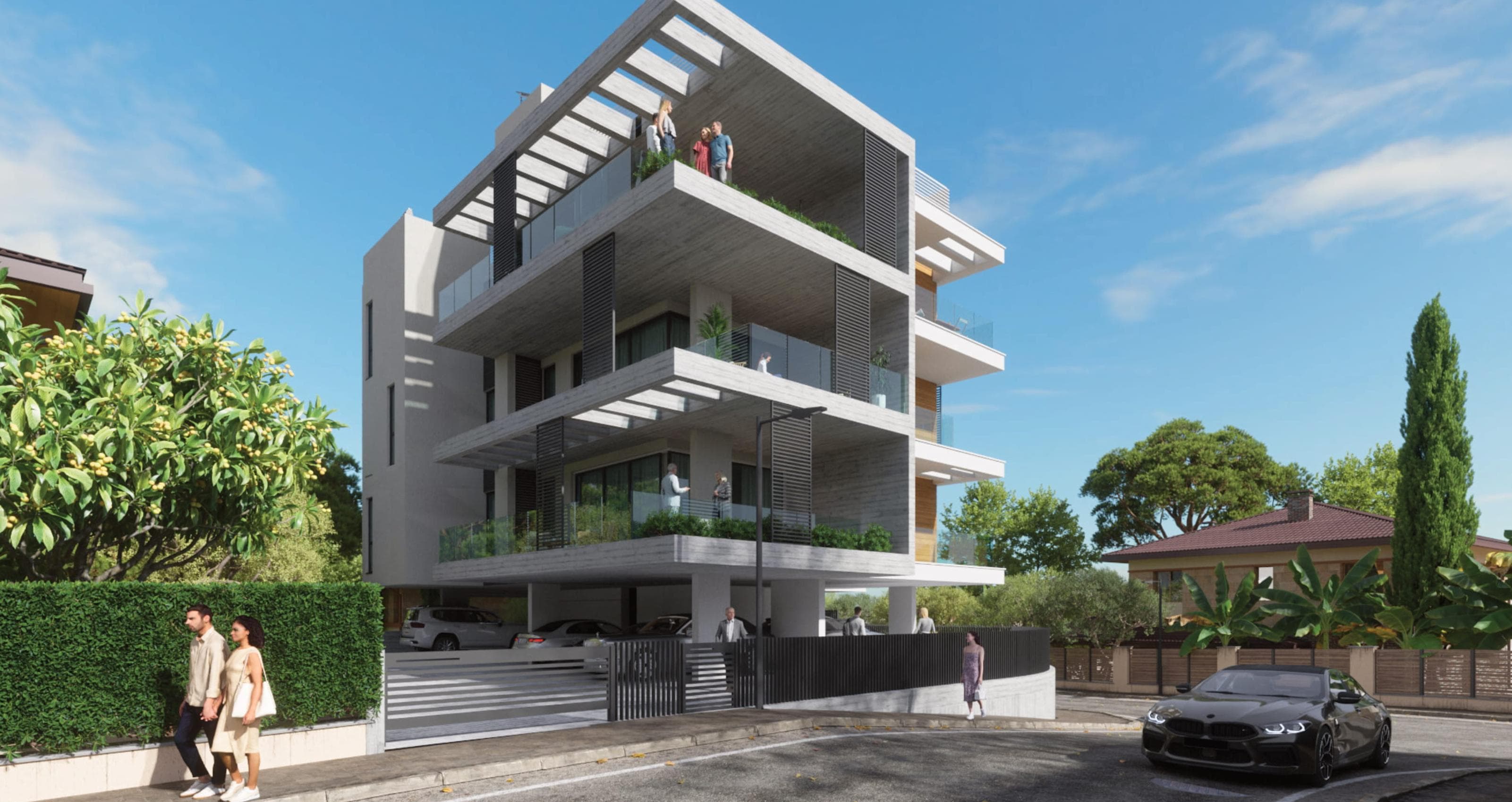 2-bedrooms apartments in Limassol, Cyprus.