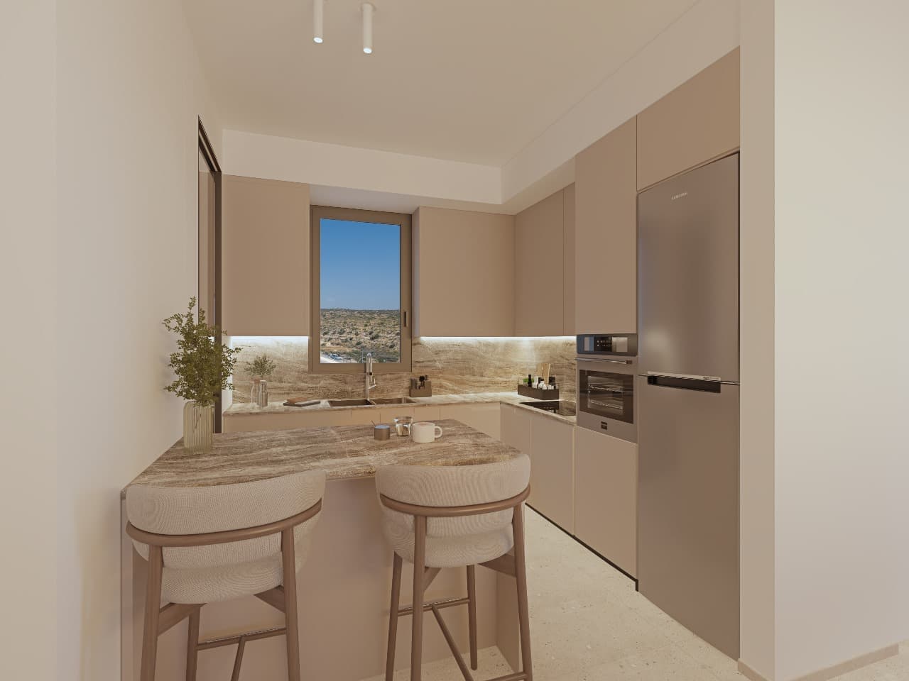 1-bedrooms apartments in Limassol, Cyprus.