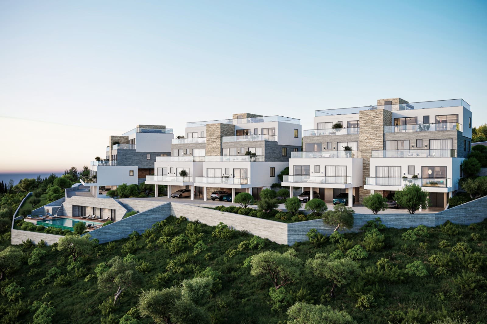 2-bedrooms apartments in Paphos, Cyprus.