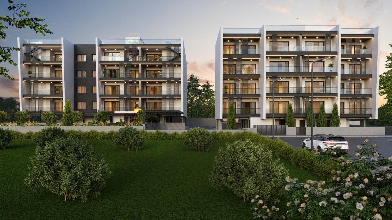 2-bedrooms apartments in Limassol, Cyprus.