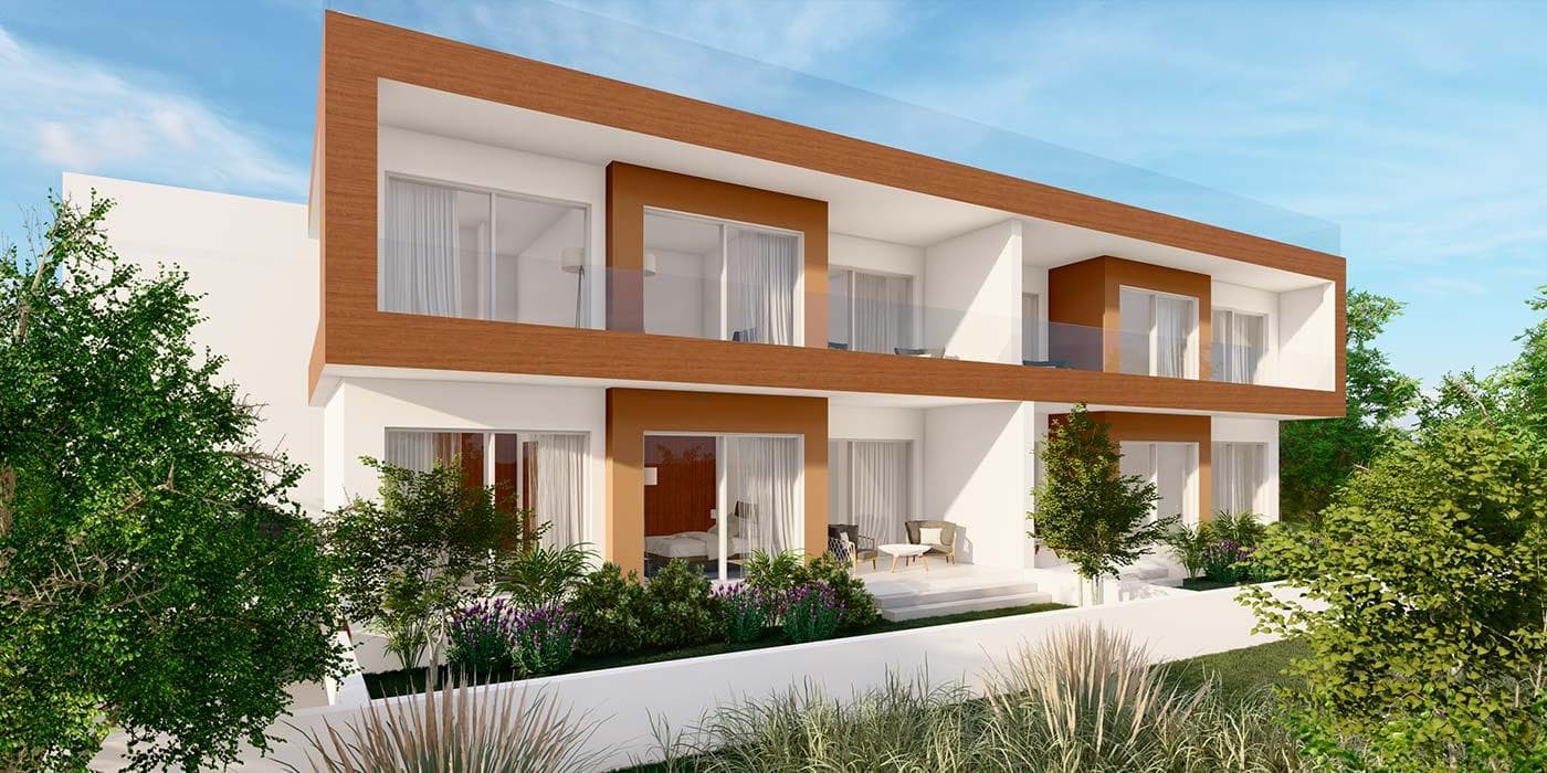 2-bedrooms apartments in Paphos, Cyprus.
