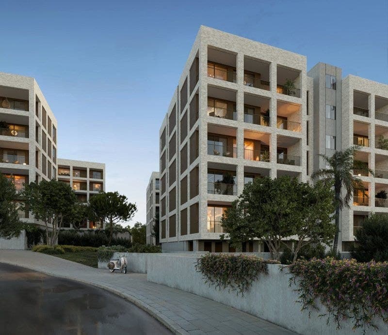 2-bedrooms apartments in Limassol, Cyprus.