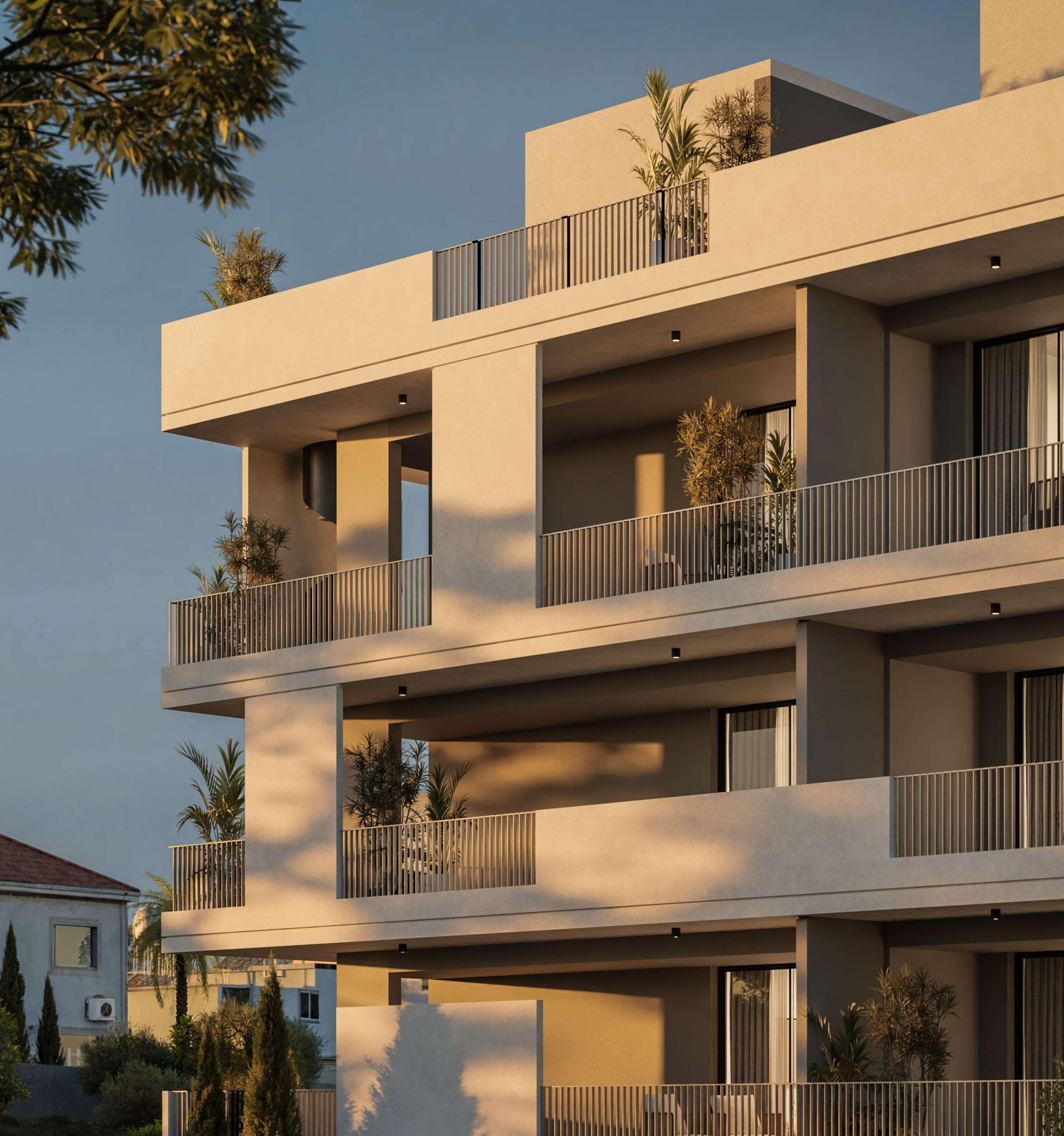 2-bedrooms apartments in Limassol, Cyprus.