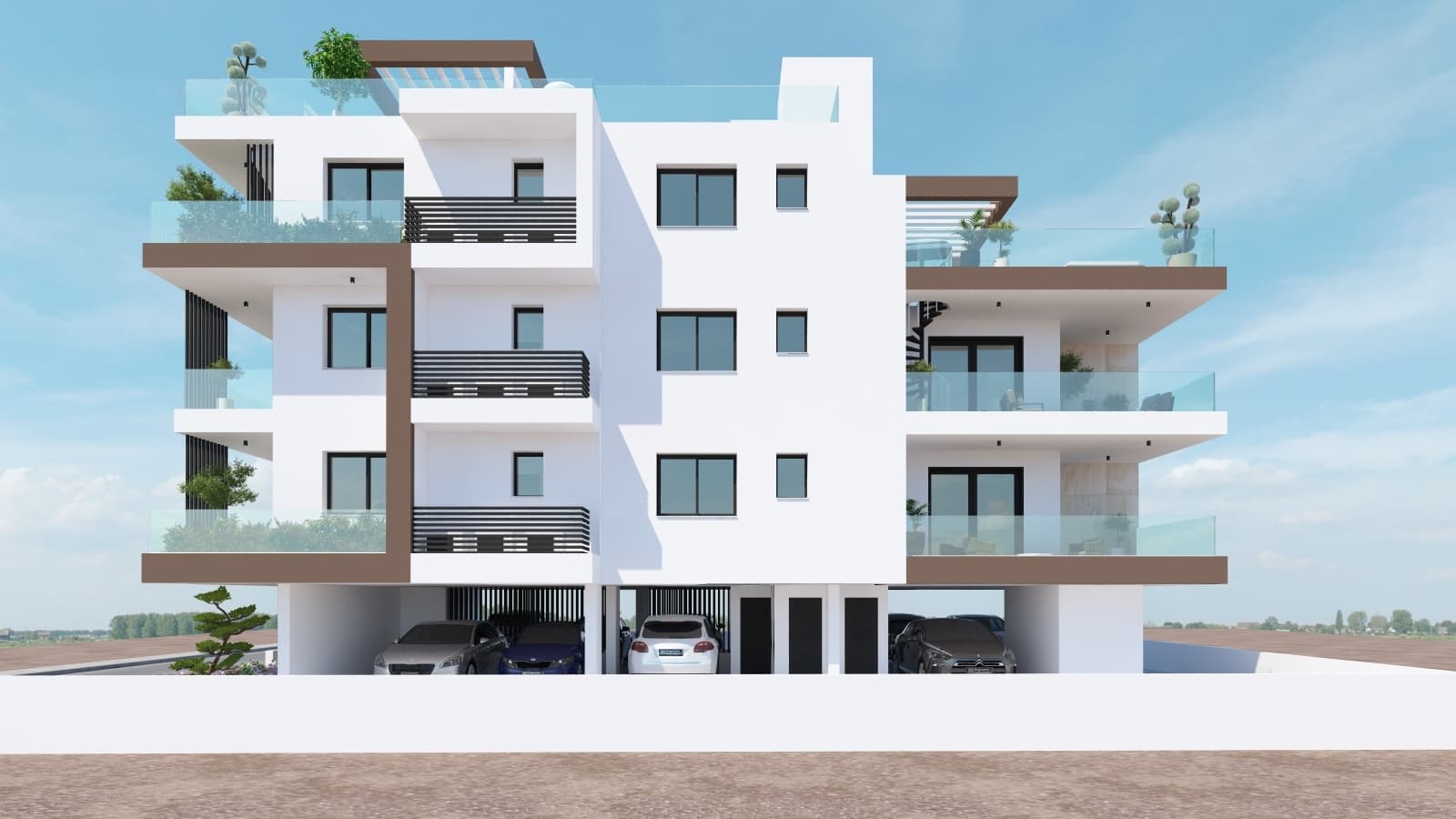 2-bedrooms apartments in Larnaca, Cyprus.
