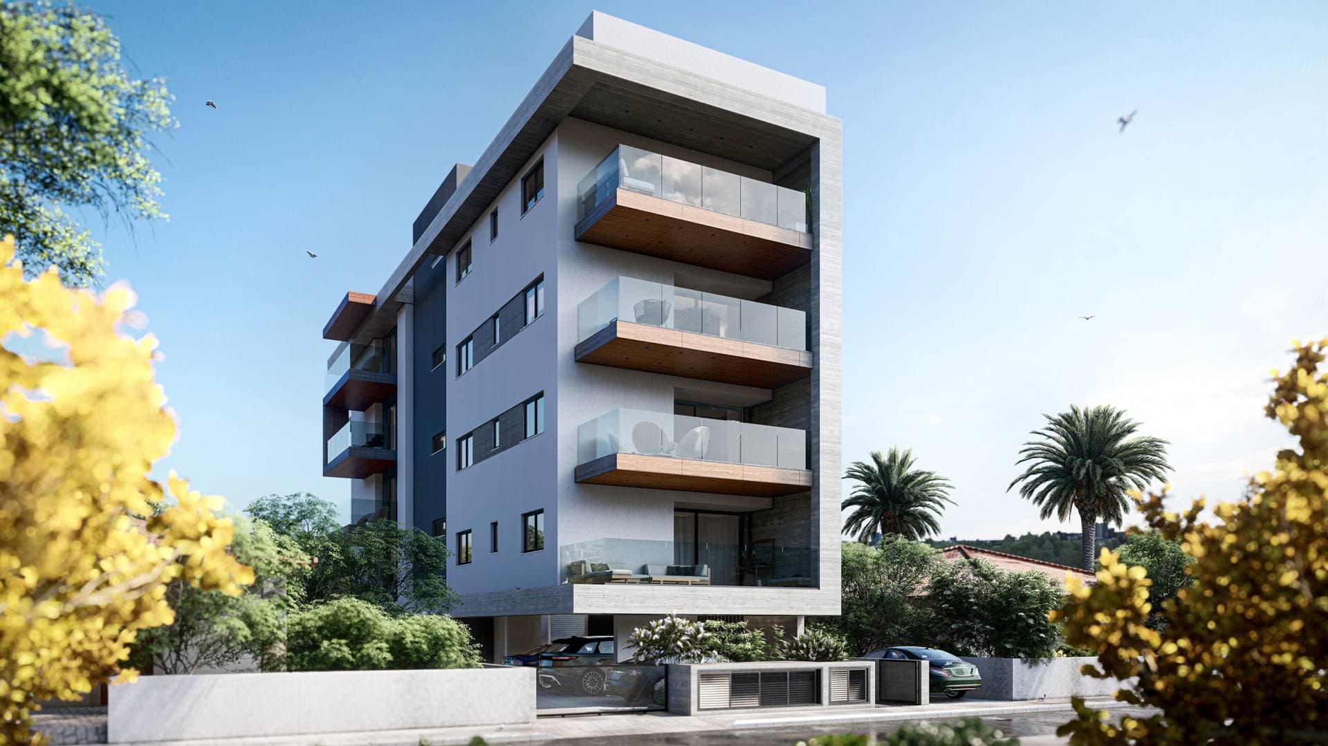 1-bedrooms apartments in Limassol, Cyprus.