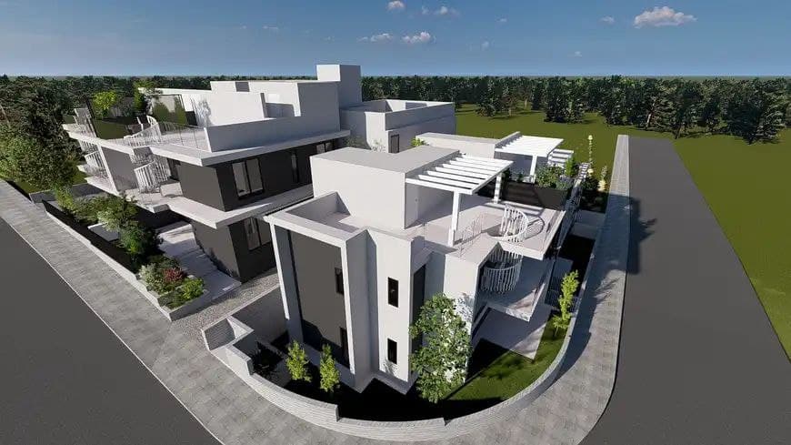 2-bedrooms apartments in Nicosia, Cyprus.