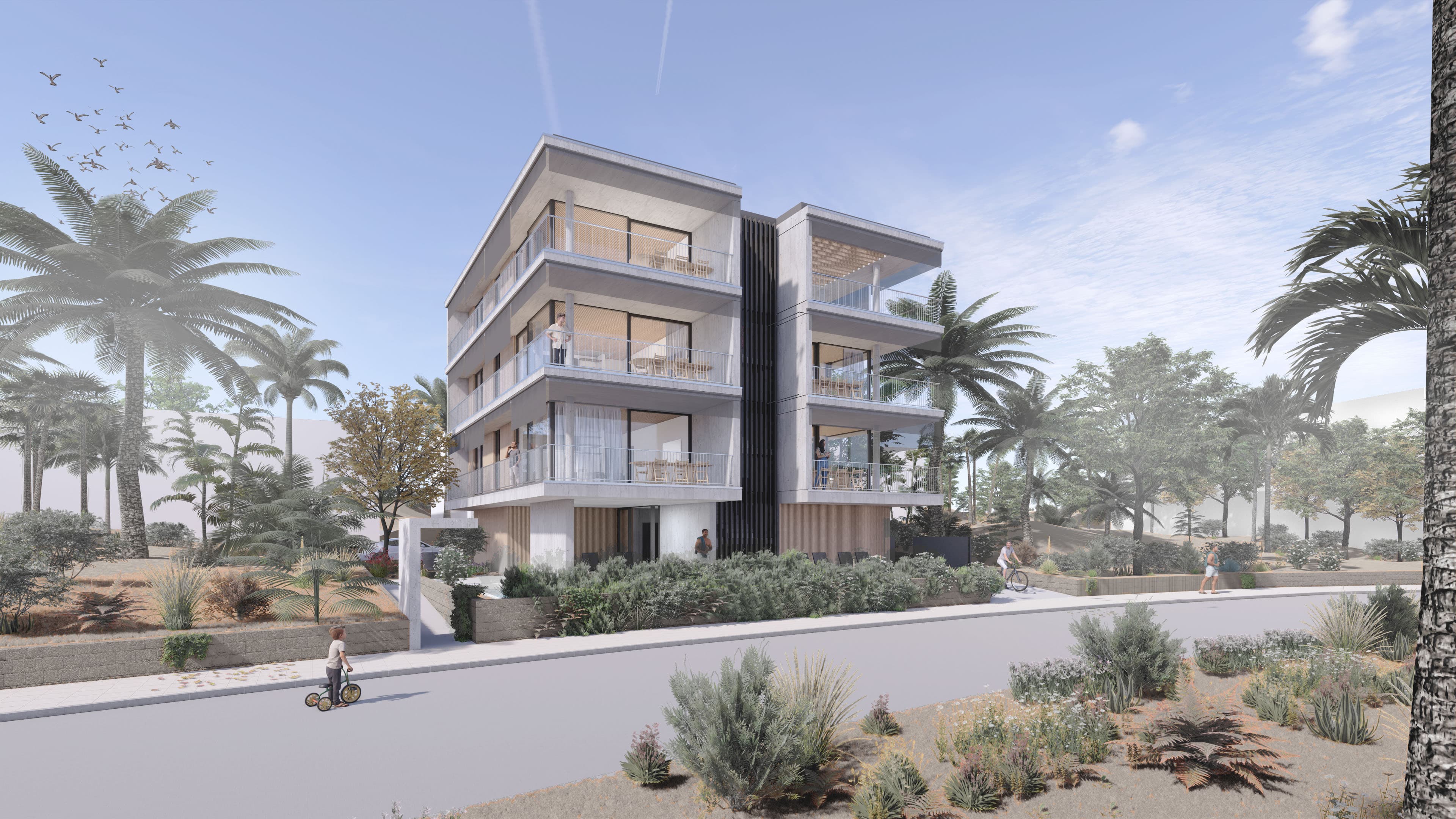 2-bedrooms apartments in Paphos, Cyprus.