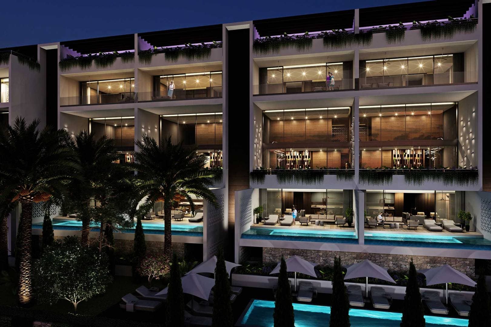 2-bedrooms apartments in Limassol, Cyprus.