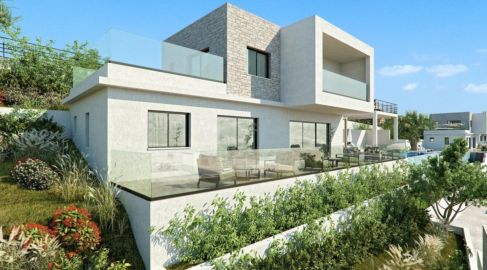 3-bedrooms house in Paphos, Cyprus.