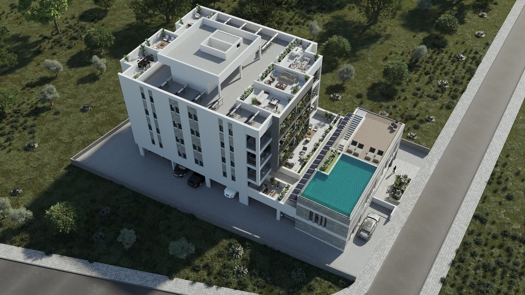 2-bedrooms shop in Limassol, Cyprus.