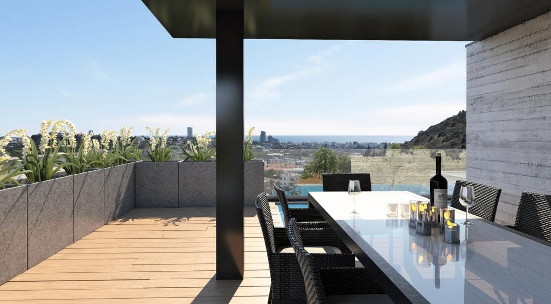 2-bedrooms apartments in Limassol, Cyprus.