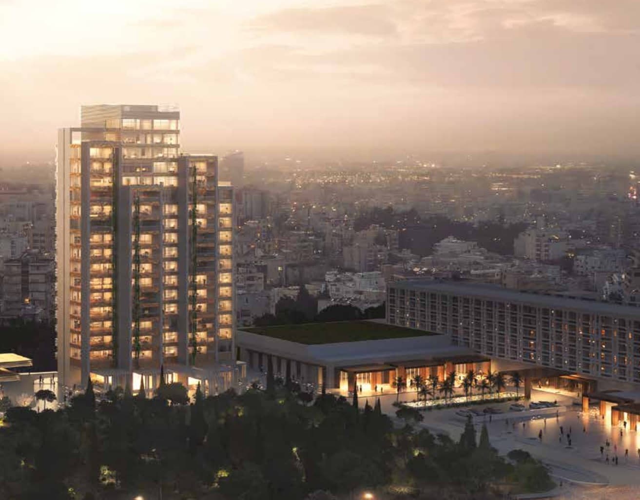2-bedrooms apartments in Nicosia, Cyprus.