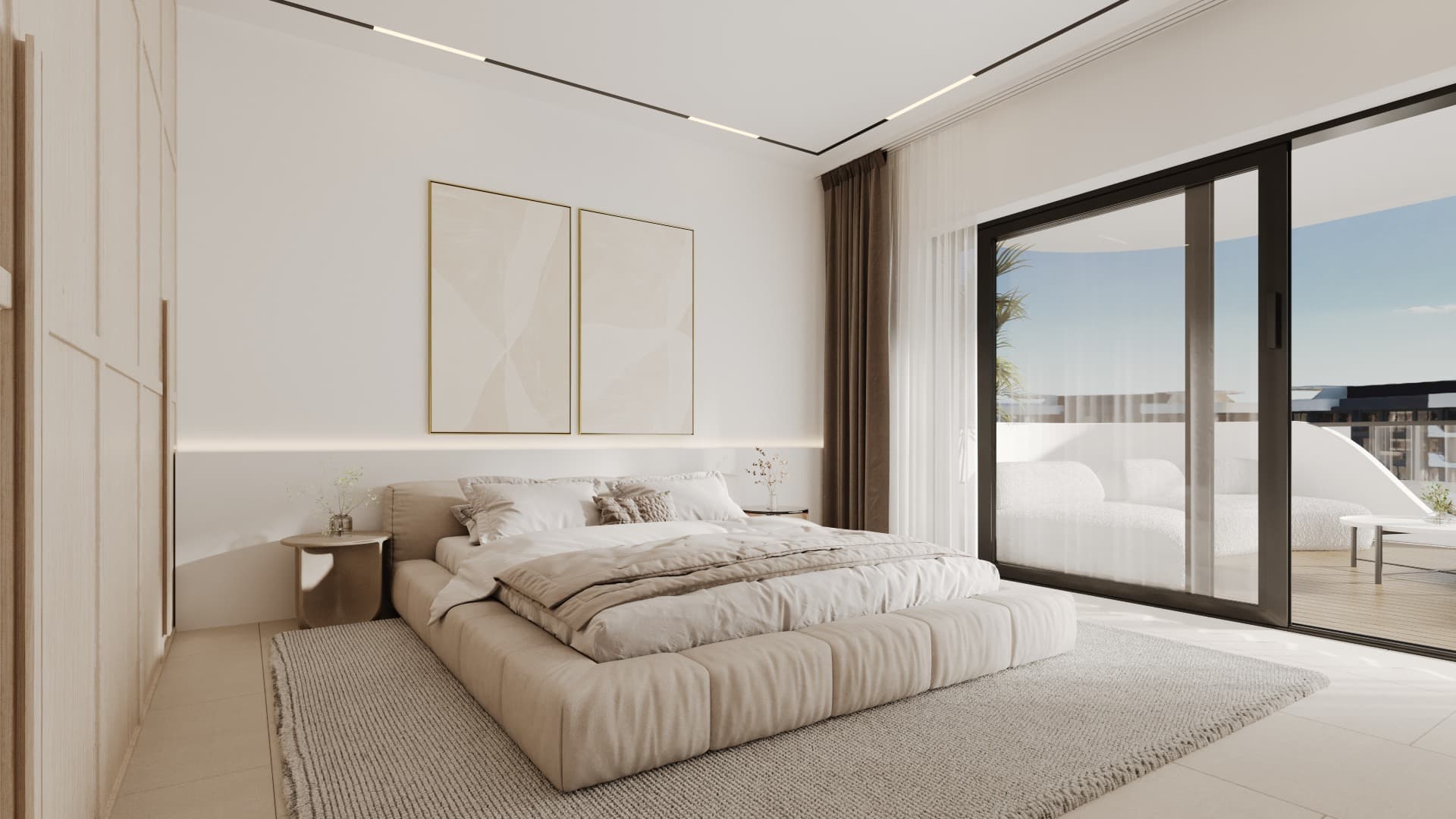 1-bedrooms apartments in Larnaca, Cyprus.