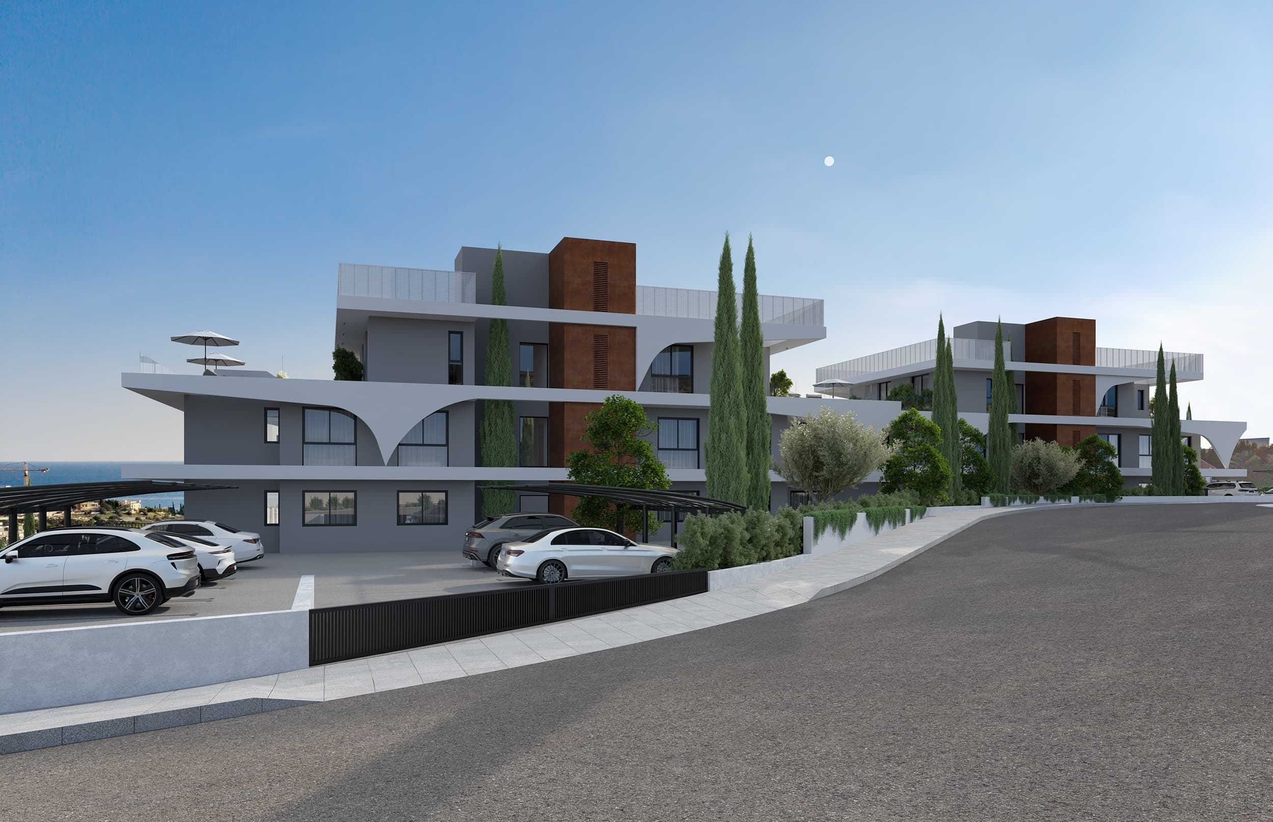 3-bedrooms apartments in Limassol, Cyprus.
