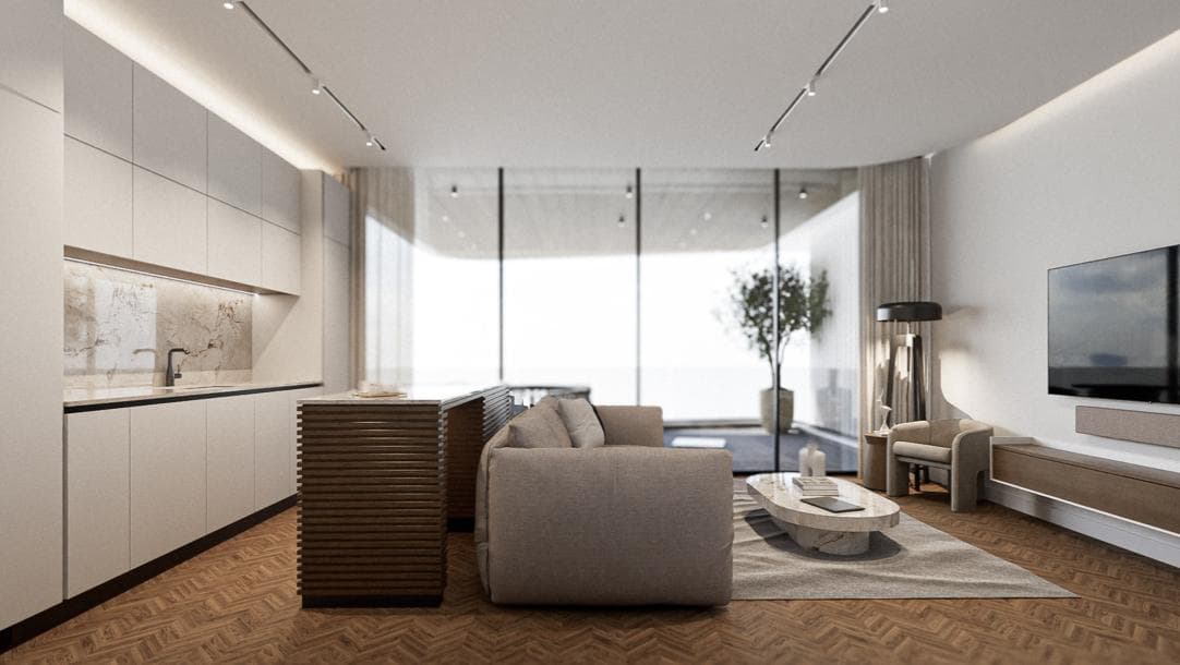 2-bedrooms apartments in Limassol, Cyprus.